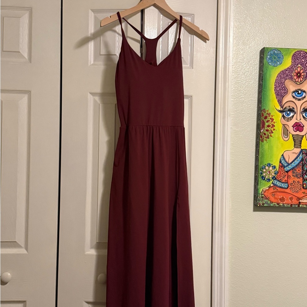 Athletic Maxi Racerback Dress